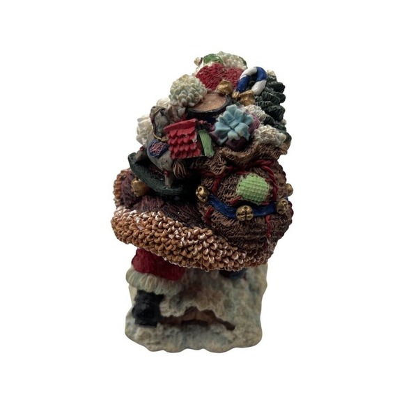 Crinkle Claus Roof Top Santa Christmas Figurine Possible Dreams 1995 5.5” S3 - Picture 4 of 6